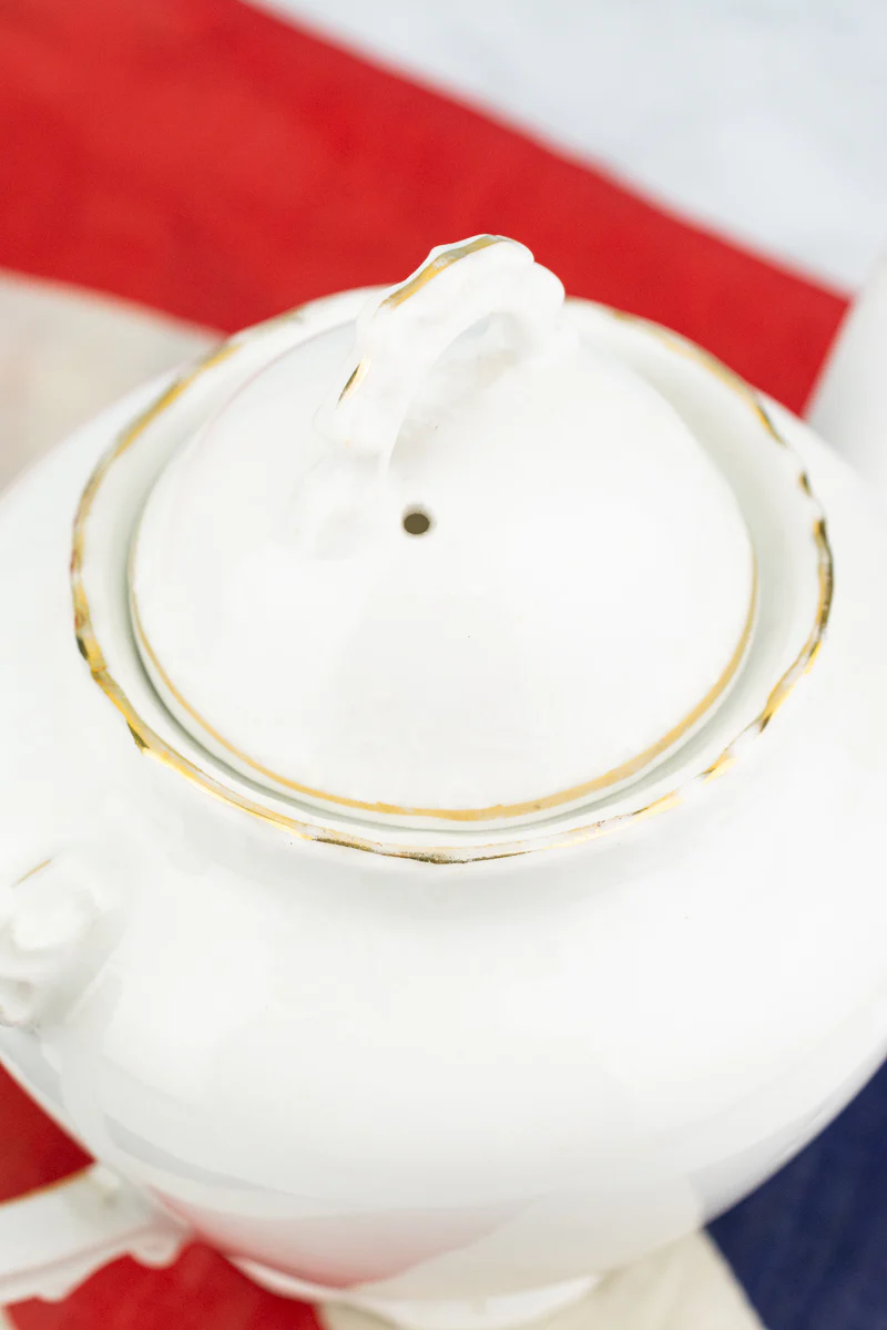 Antique Edward VII and Queen Alexandra 1902 Coronation Teapot - Image 8