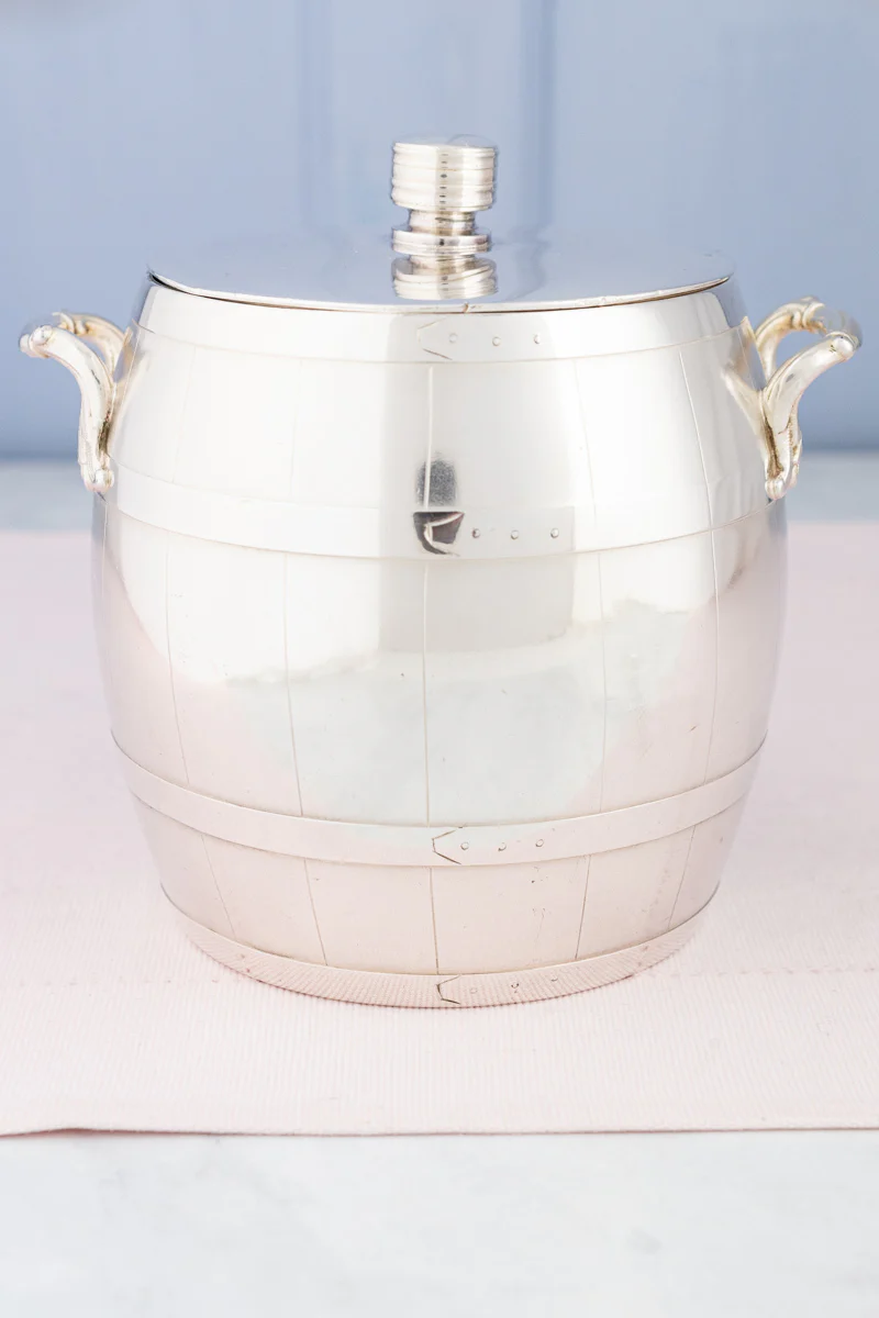 Antique Canadian Silverplate Biscuit Barrel - Image 6
