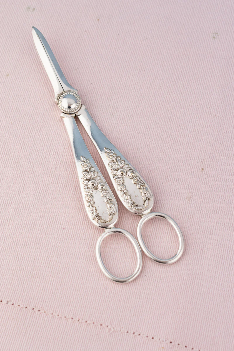 Antique English Silverplate Grape Shears - Image 23