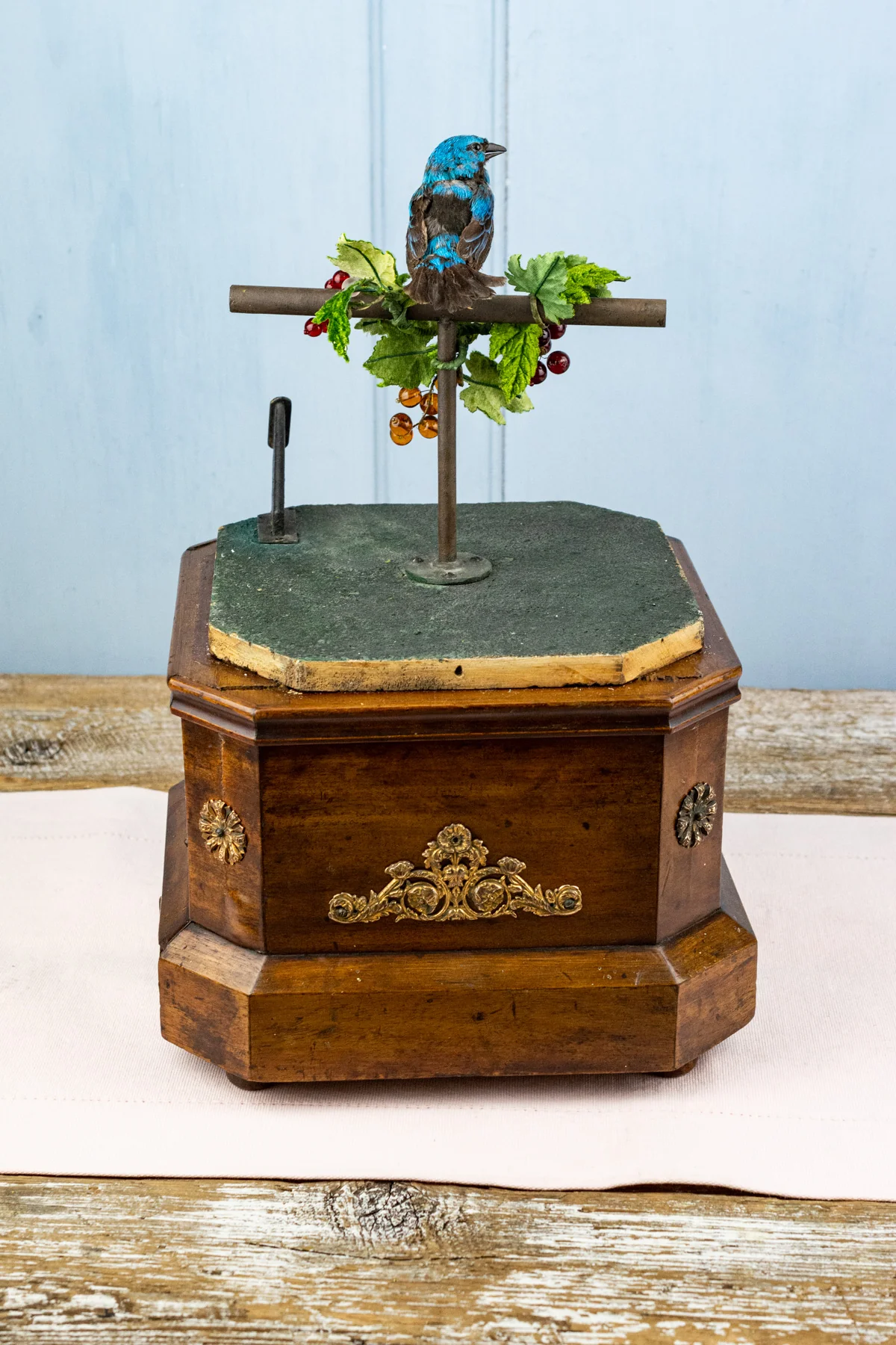 Antique French Singing Bird Automaton - Image 14