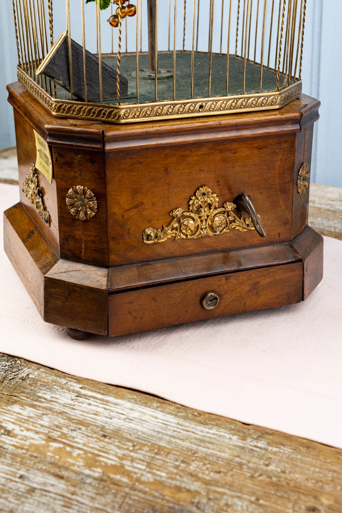 Antique French Singing Bird Automaton - Image 20