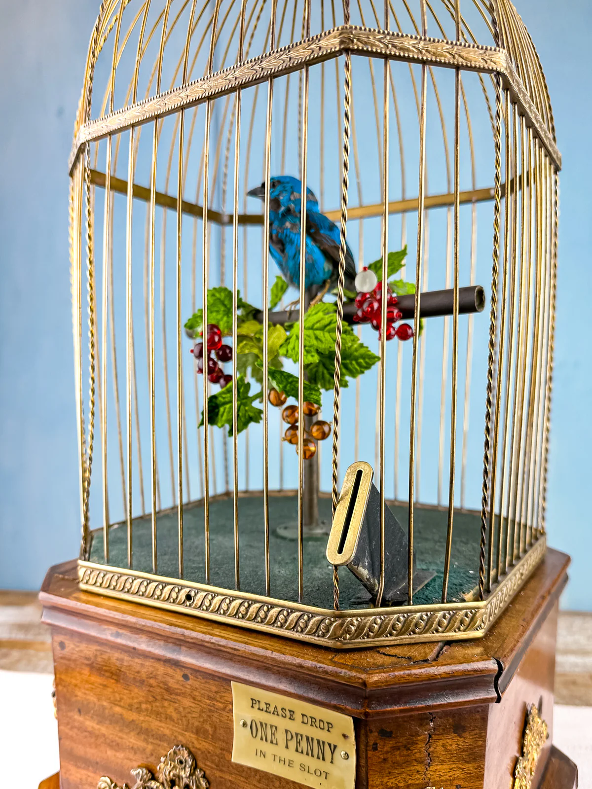 Antique French Singing Bird Automaton - Image 4