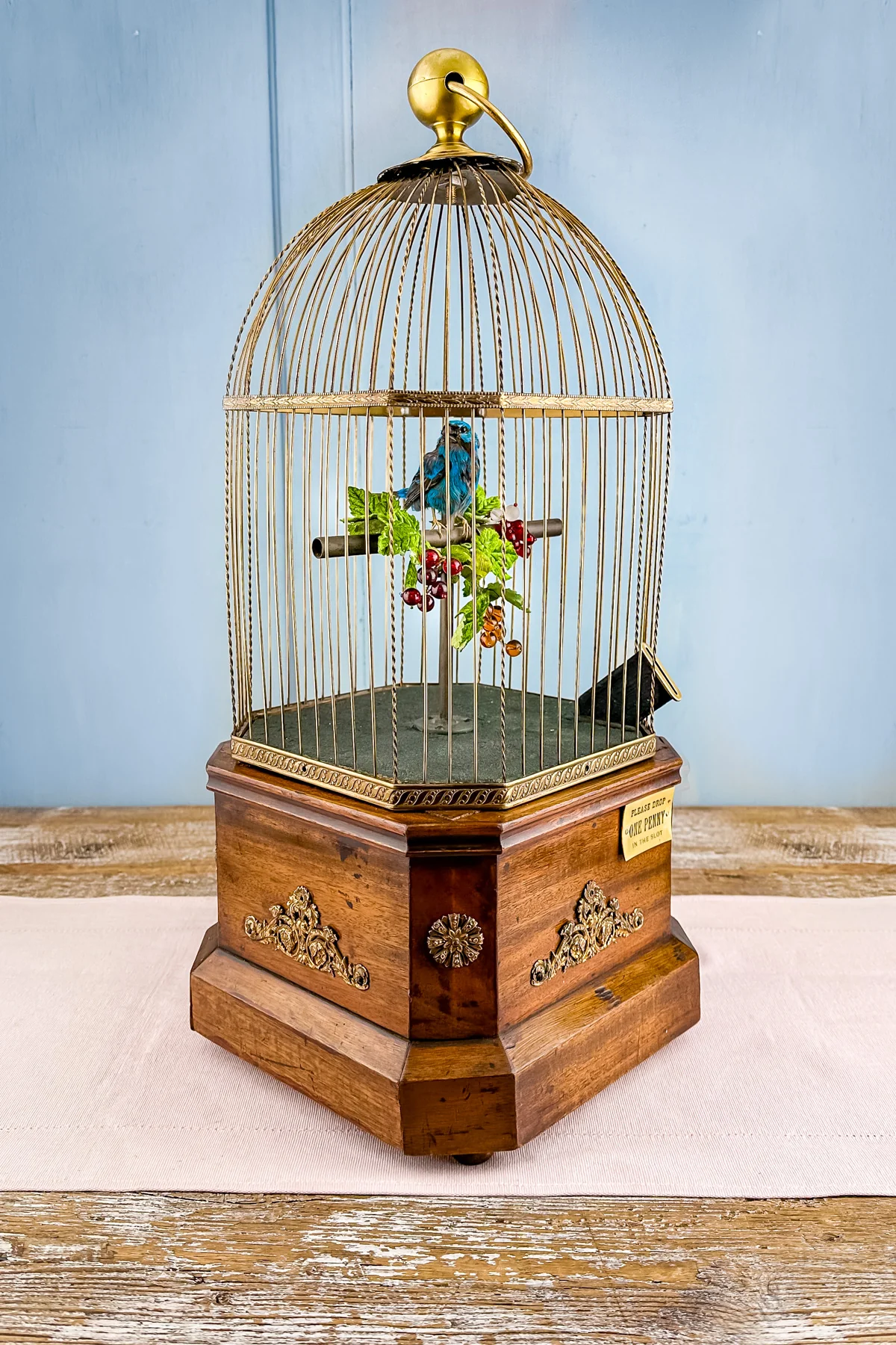 Antique French Singing Bird Automaton - Image 5