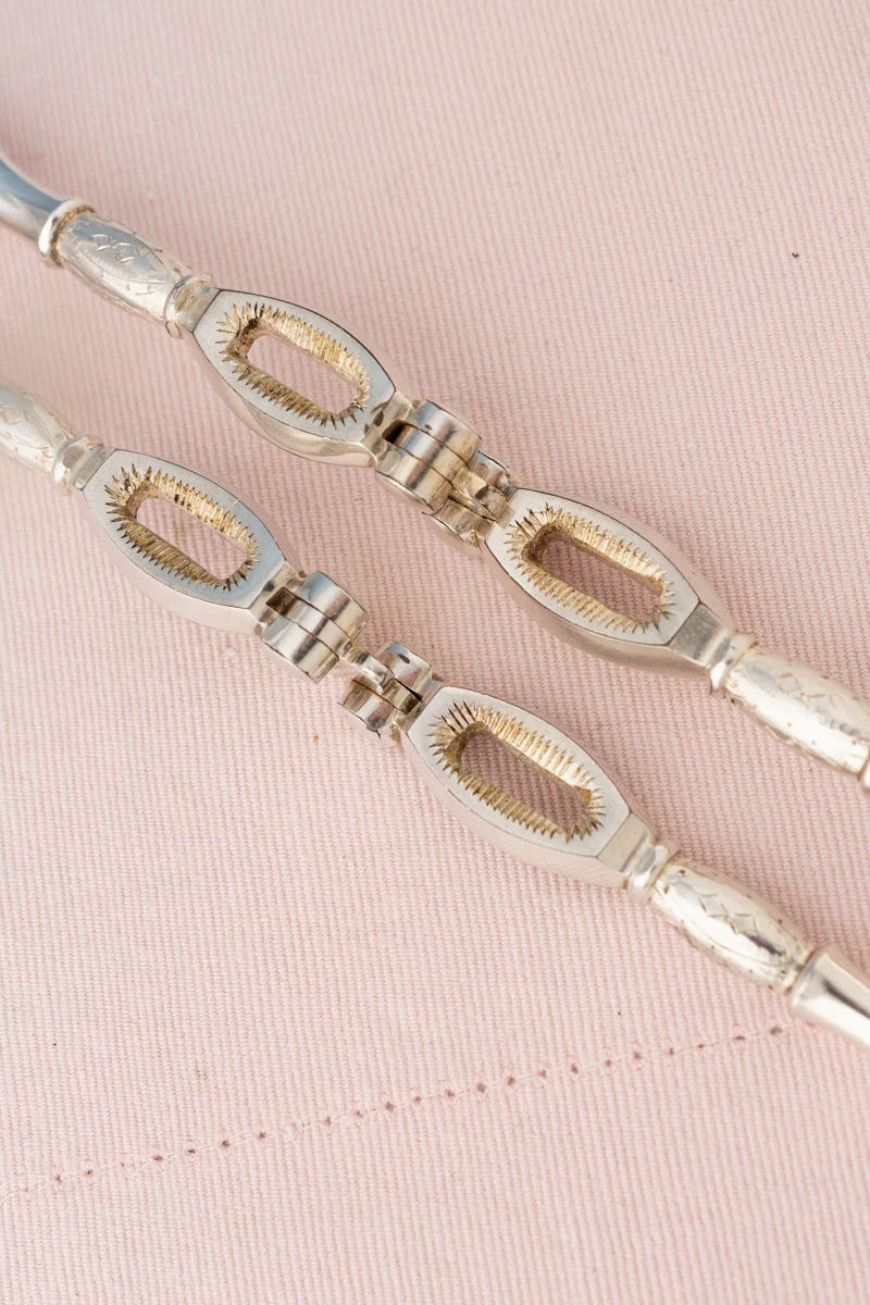Antique Silverplate & Mother of Pearl 7-piece Fruit Service with Grape Shears, Nutcrackers and Picks - Image 25