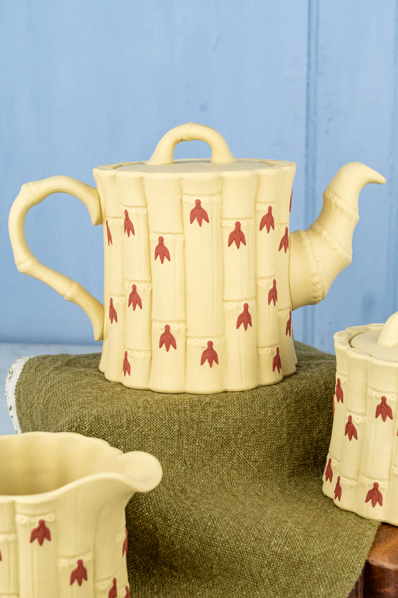 Vintage Wedgwood Bamboo Tea Service - Image 4