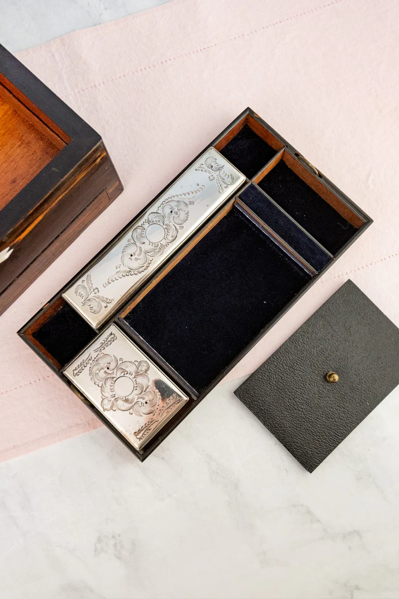 Victorian Rosewood Traveling Box - Image 14