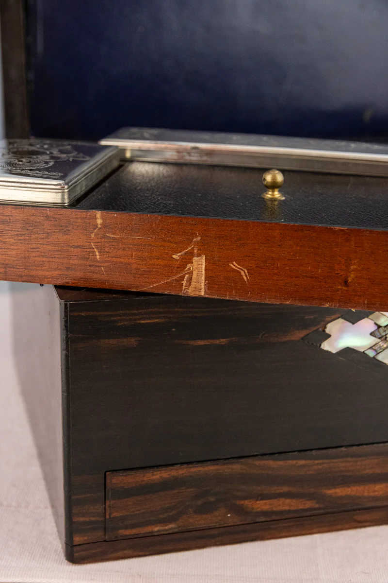 Victorian Rosewood Traveling Box - Image 31