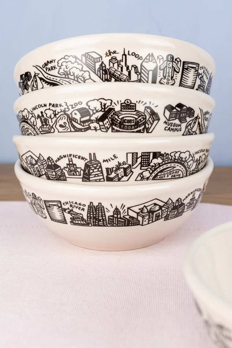 Chicago Skyline Cereal Bowl - Image 3