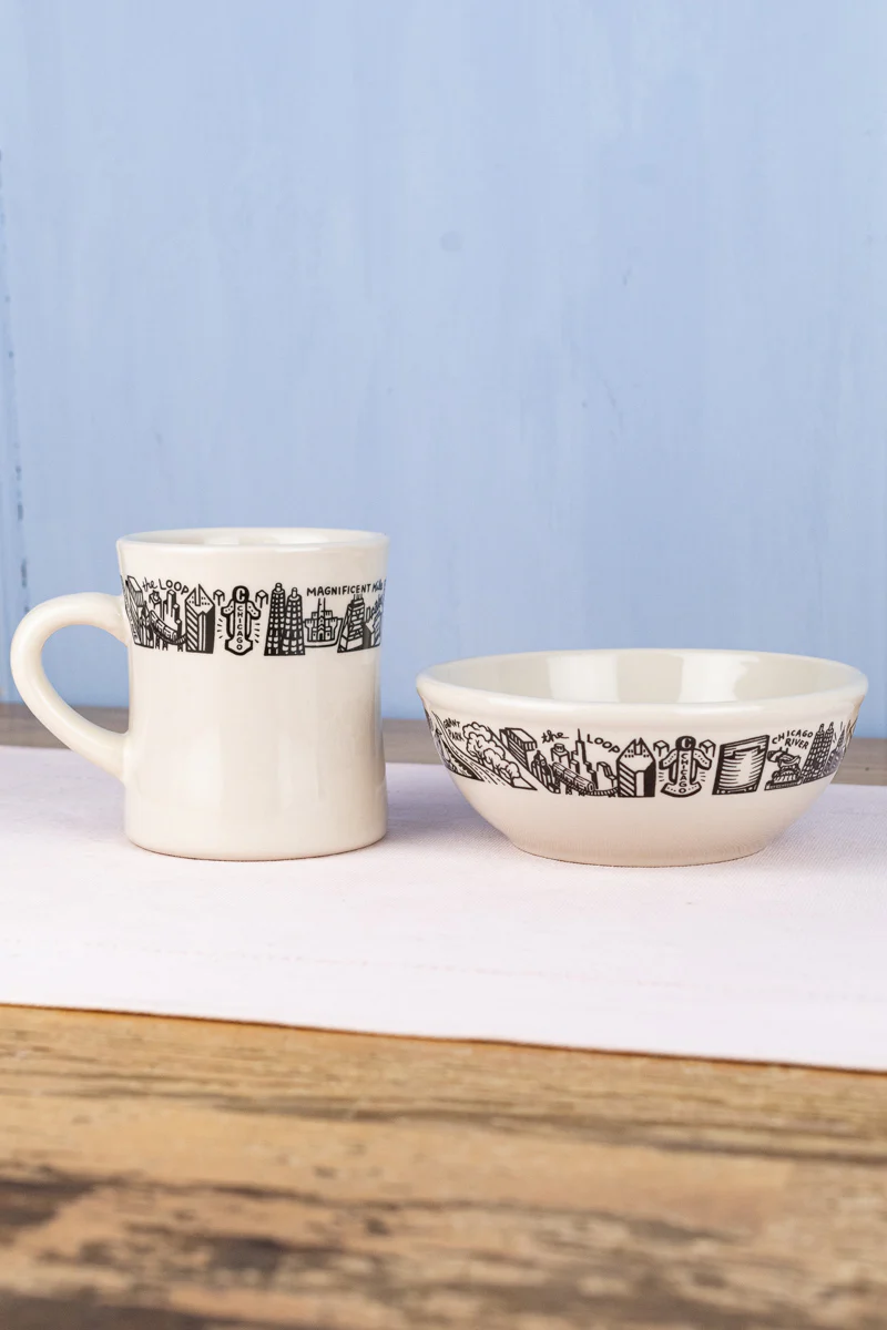 Chicago Skyline Cereal Bowl - Image 4