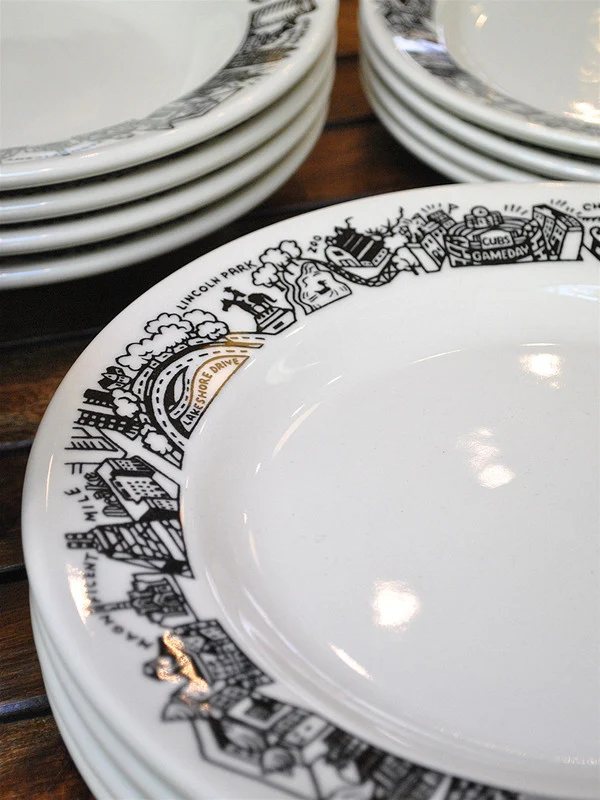 Chicago Skyline Dinner Plate - Image 3