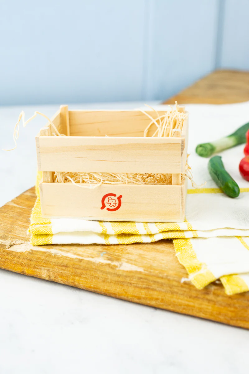 Danish Crate of Miniature Fruits and Veggies - Image 10