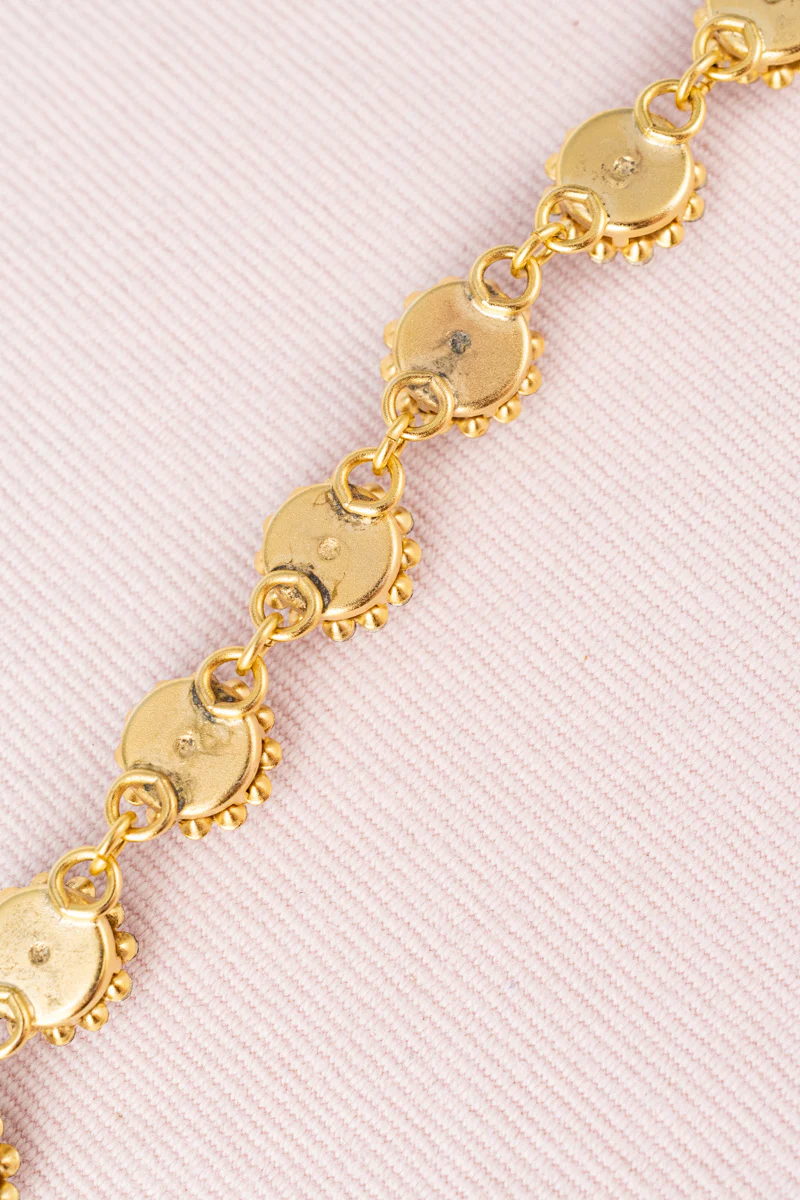 French Crystal Flower Bracelet - Image 6