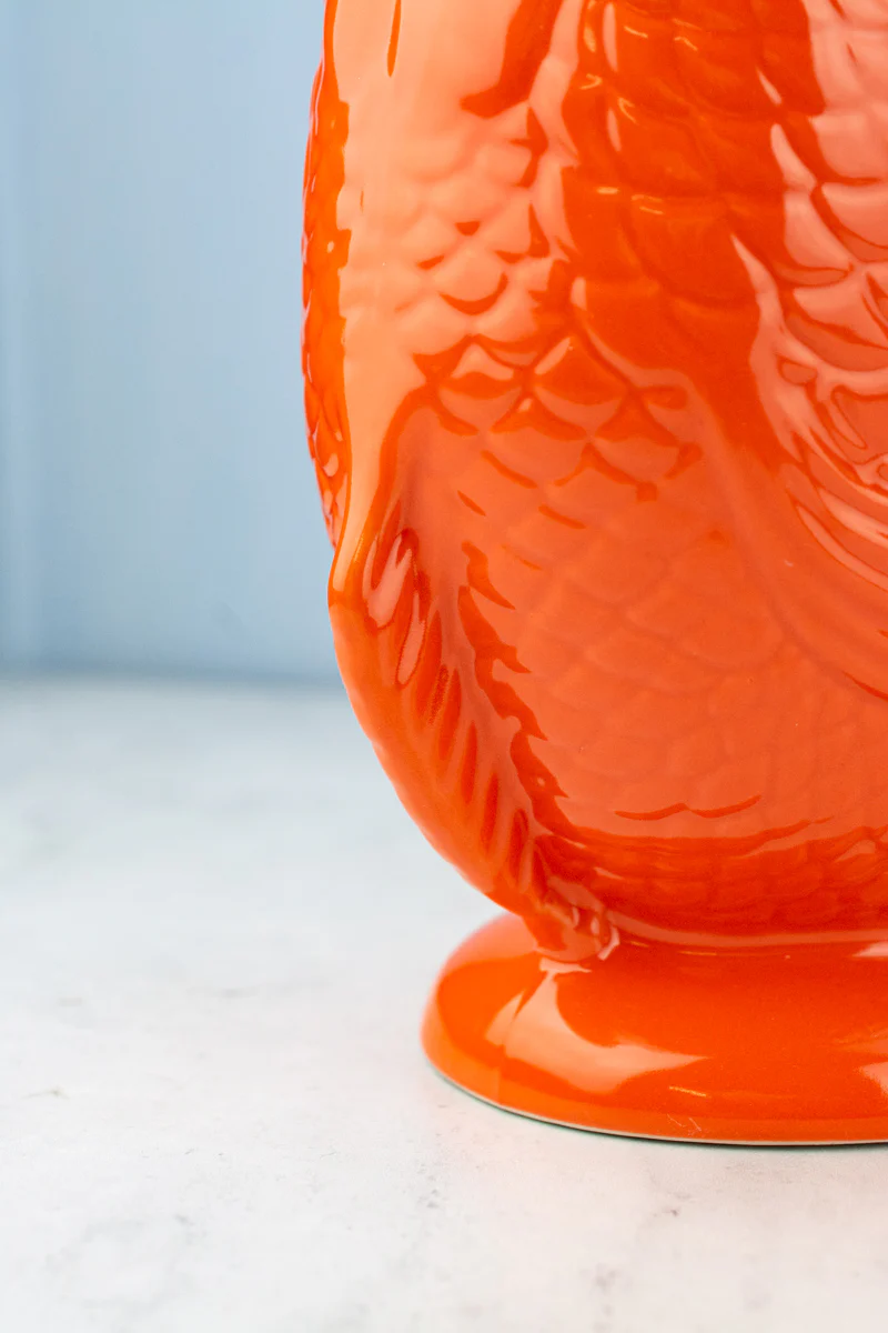 English Ceramic Fish Gluggle Jug - Image 10