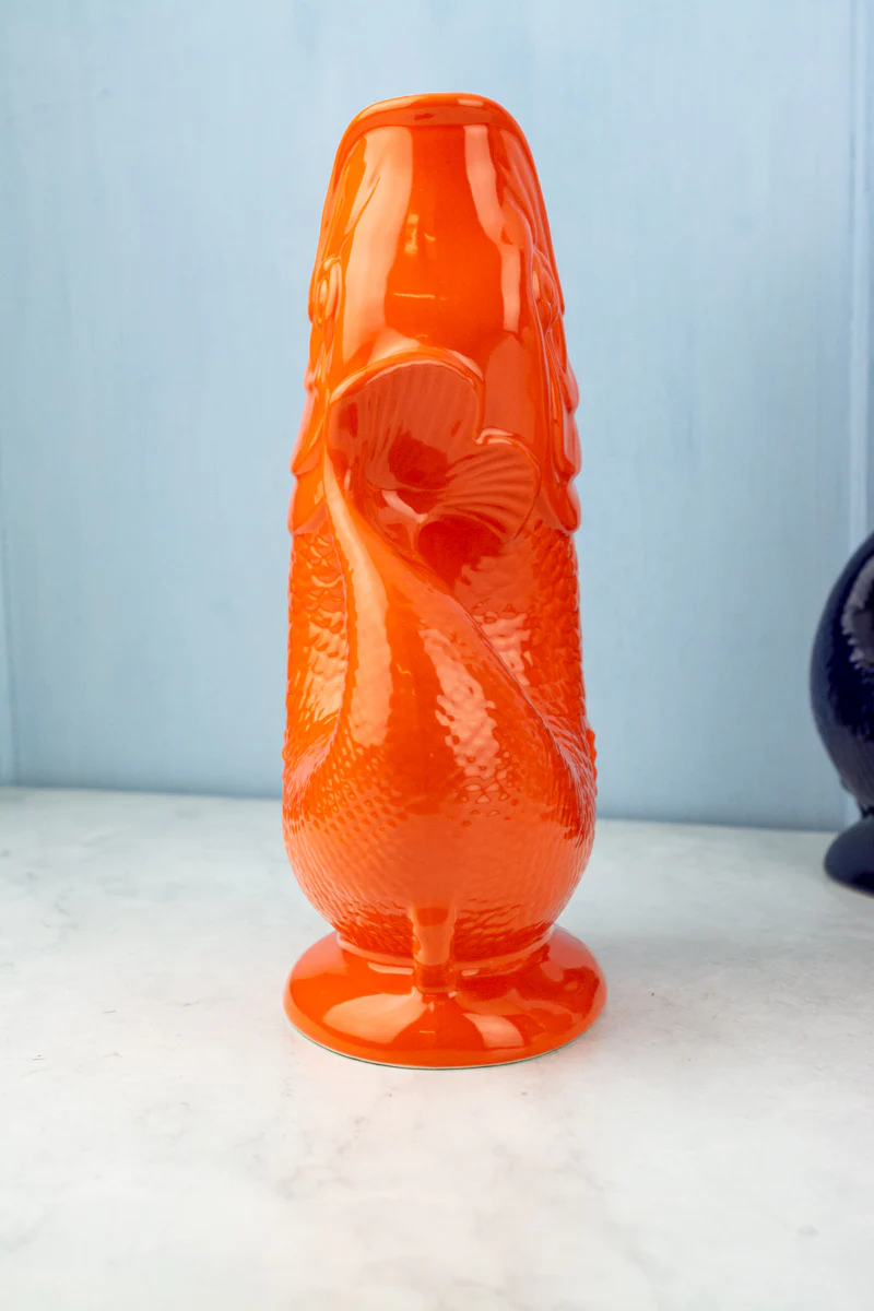 English Ceramic Fish Gluggle Jug - Image 13