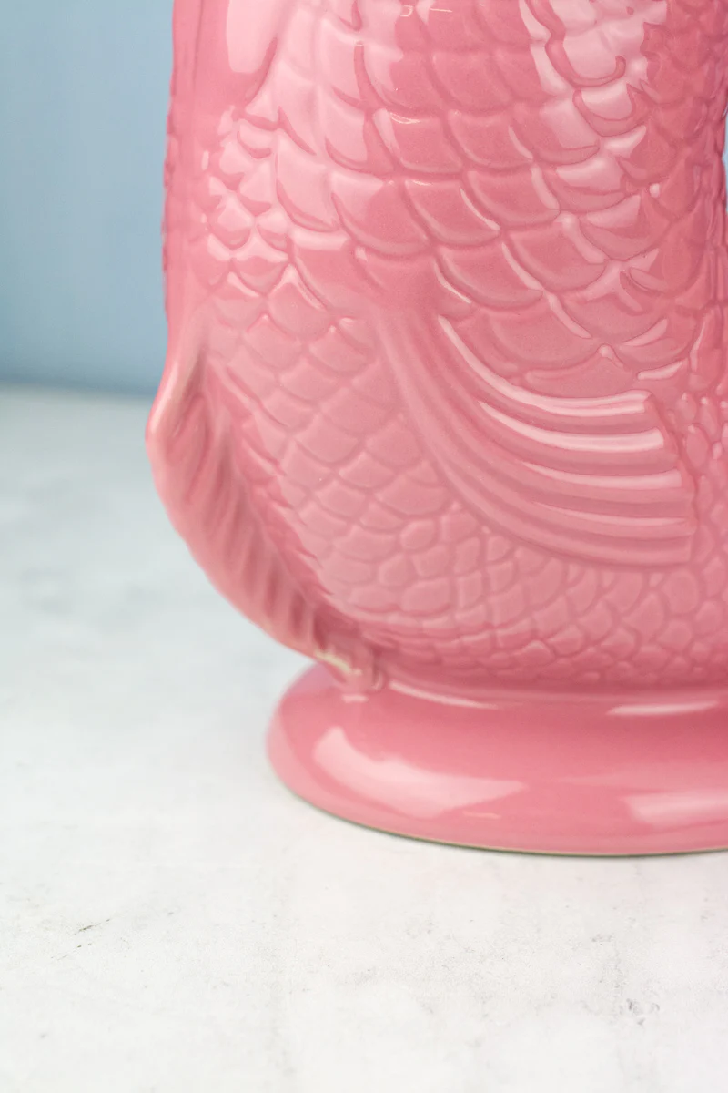 English Ceramic Fish Gluggle Jug - Image 19