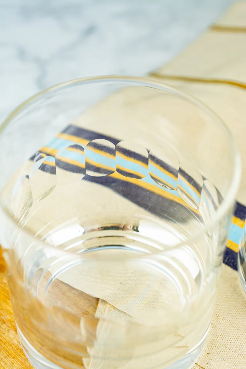 English Hand-Engraved Rocks Glasses - Set of 2 - Image 5