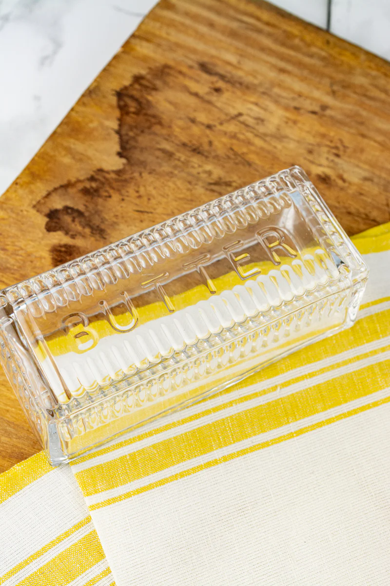 Glass Butter Dish - Image 3