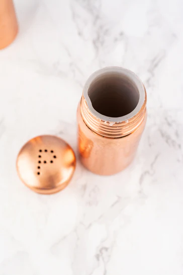 Hammered Copper Salt and Pepper Set - Image 5