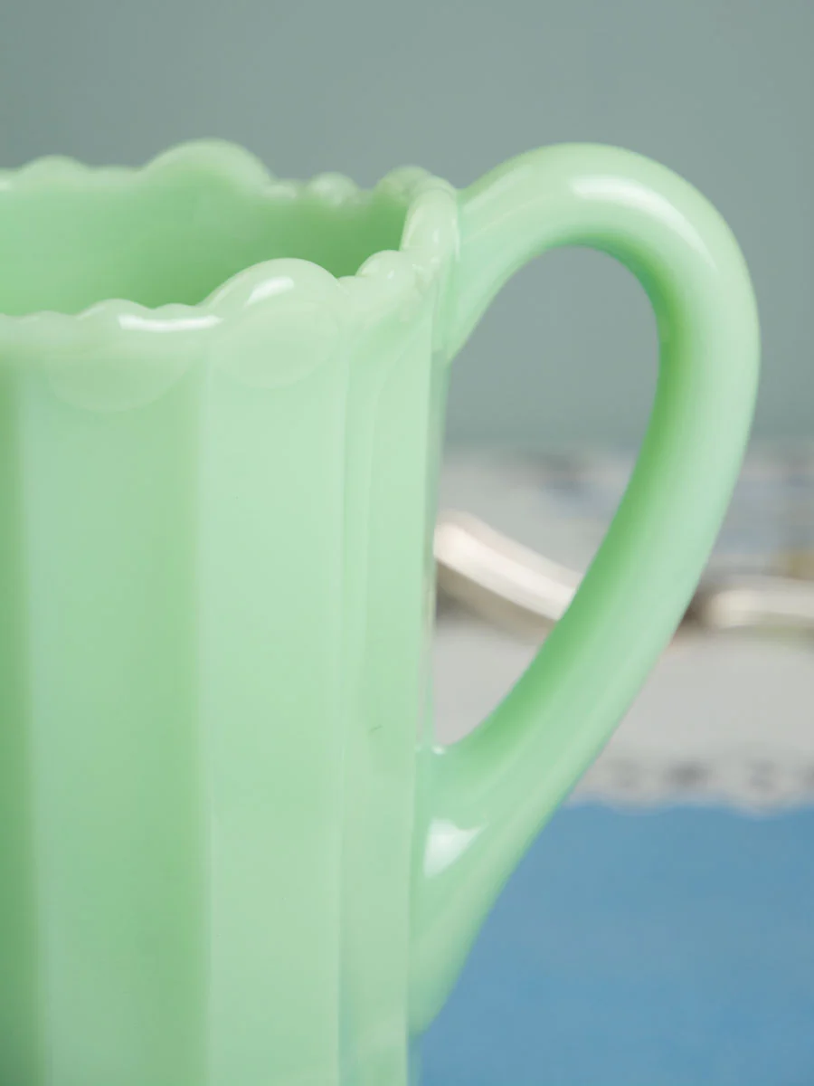 Jadeite Panel Pitcher - Image 3