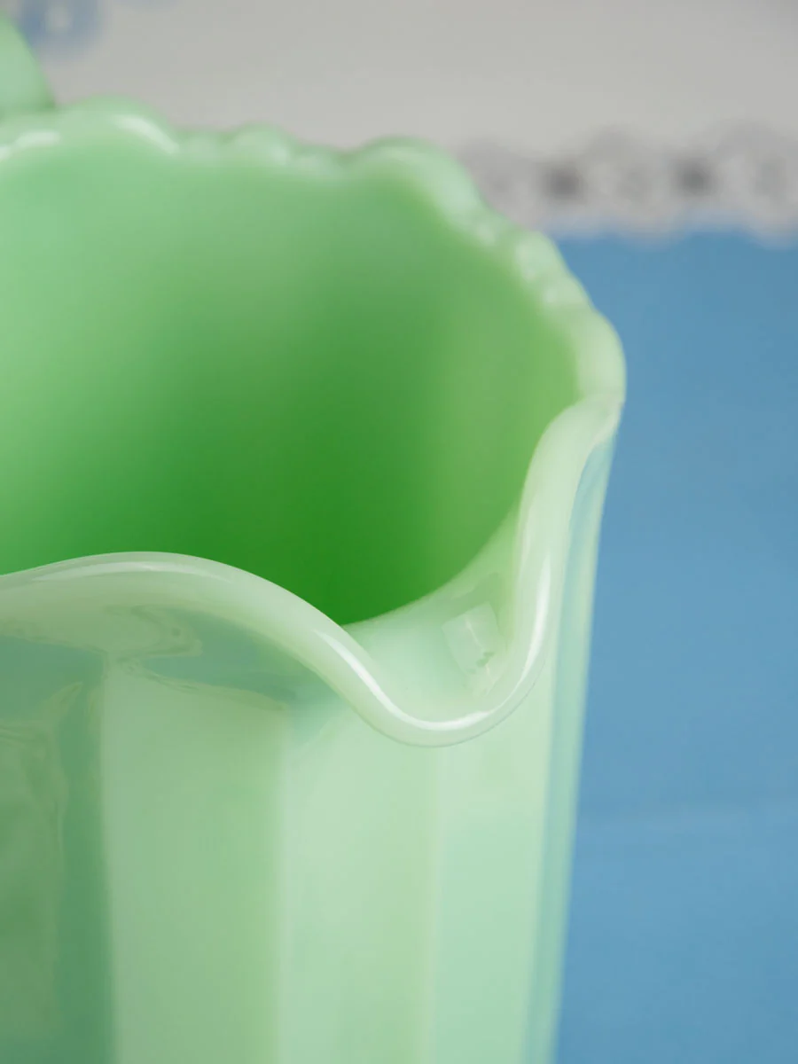 Jadeite Panel Pitcher - Image 4