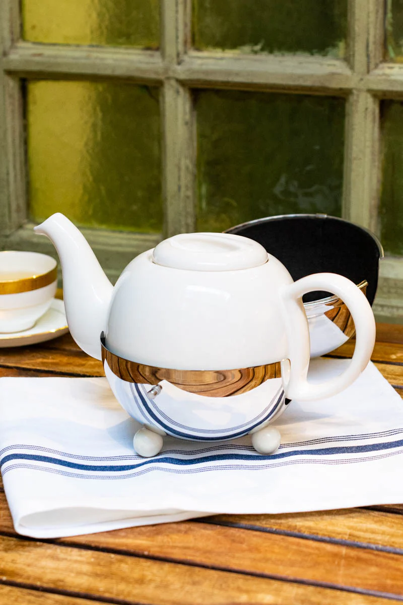 Mariage Frères Art Deco Small Insulated Teapot - Image 3