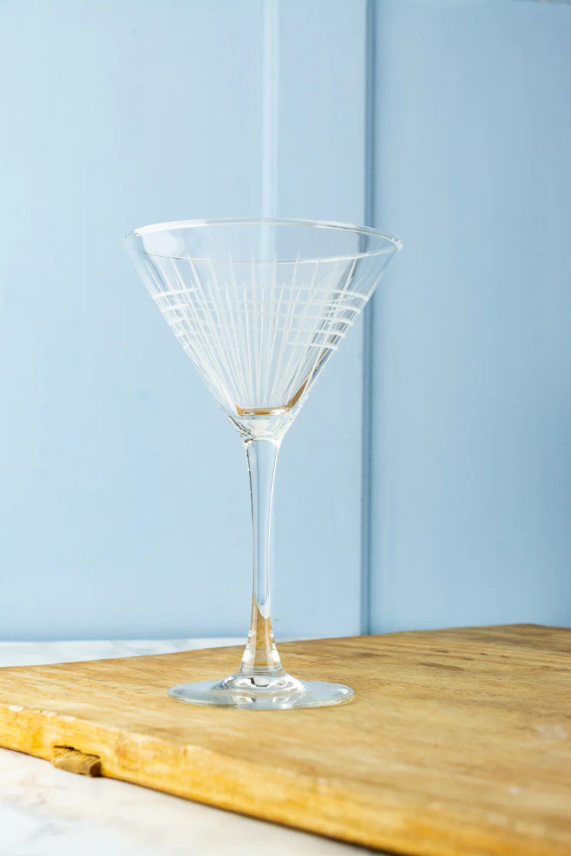 Hand-Engraved Martini Glasses - Set of 2 - Image 7