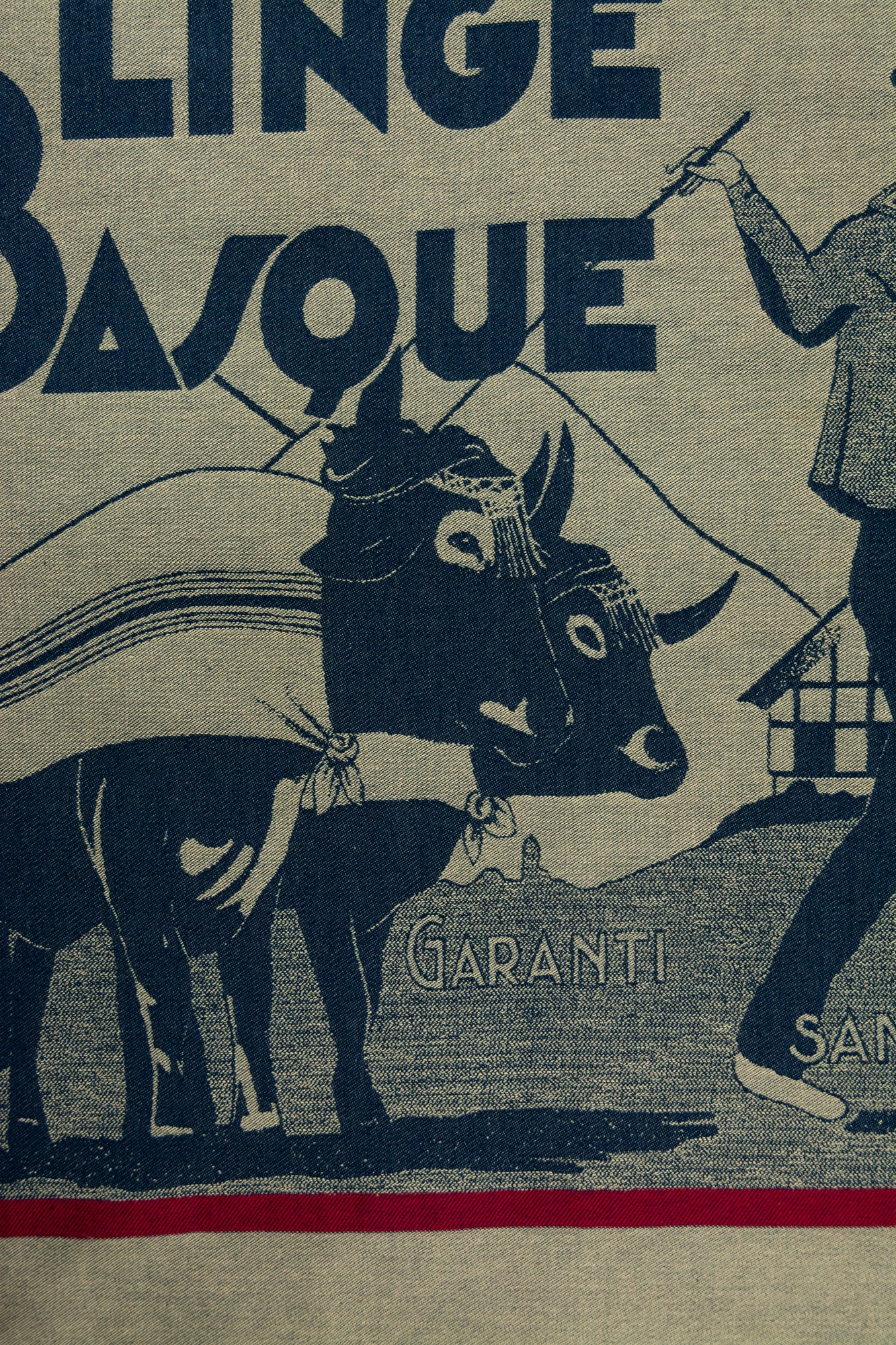 Moutet "1919 Ligne Basque" Tea Towel - Image 3