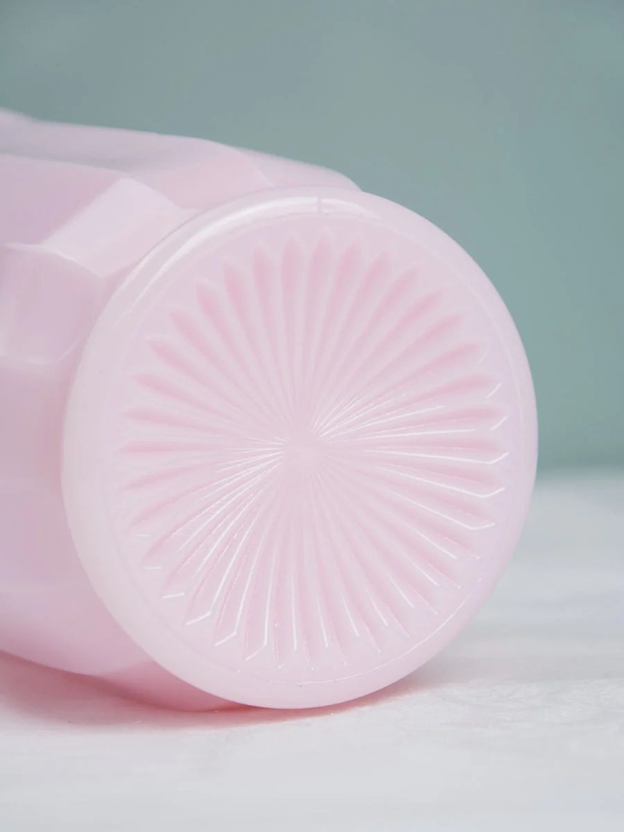 Pink Milk Glass Panel Pitcher - Image 4