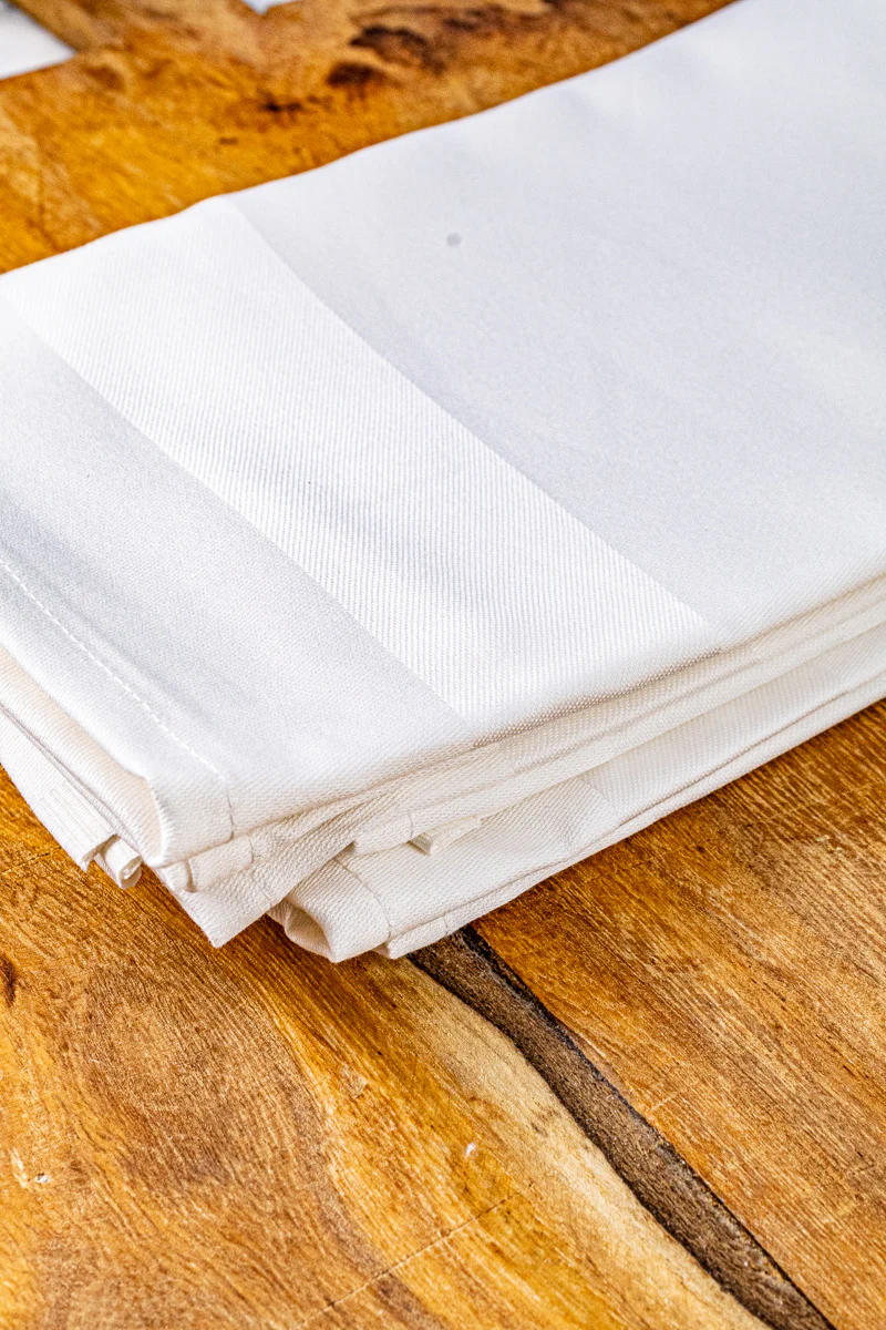 Satin Band Hotel Napkins - Set of 6 - Image 6