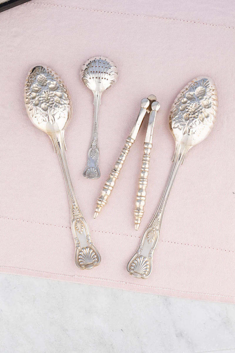 Victorian Silverplate Fruit & Nut Serving Set - Image 8