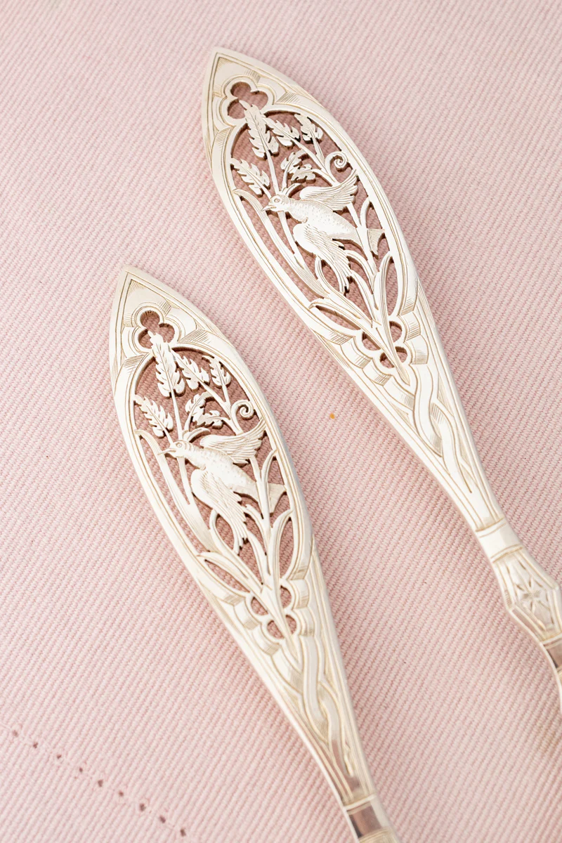 Scottish Victorian Silverplate Serving Set - Image 4