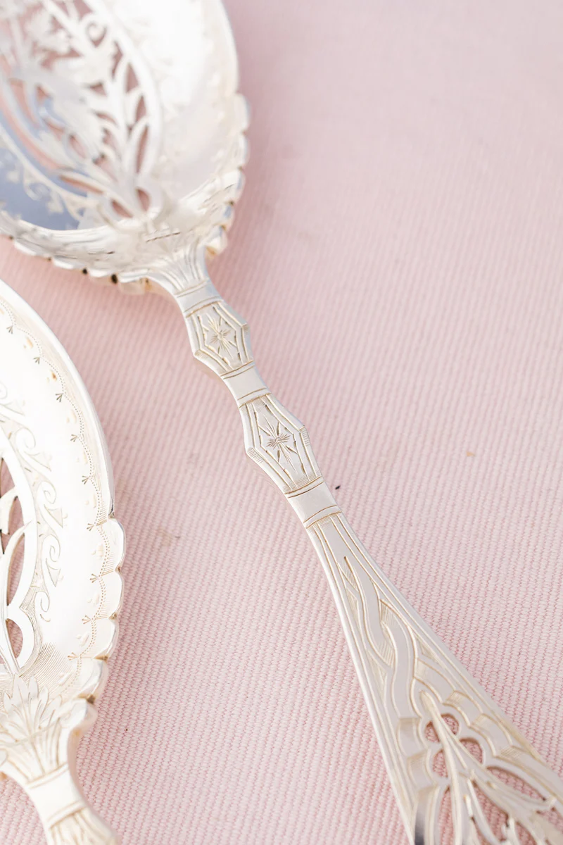 Scottish Victorian Silverplate Serving Set - Image 8