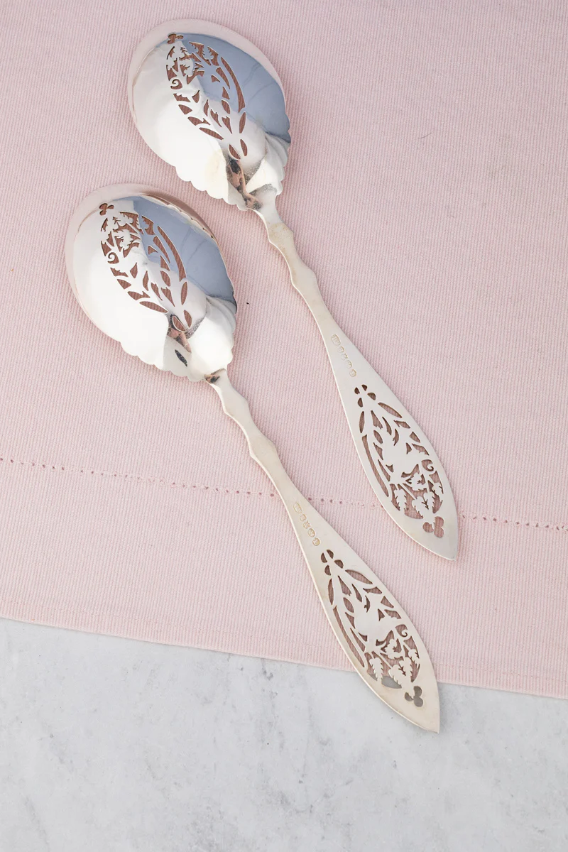 Scottish Victorian Silverplate Serving Set - Image 9