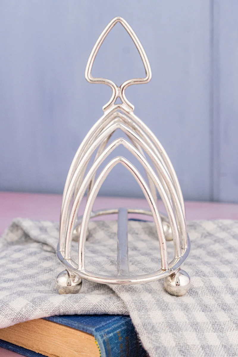 Edwardian Silverplate Toast Rack - Image 3