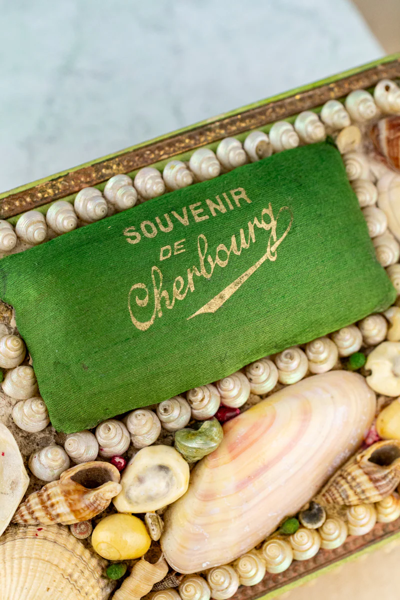 Vintage French Cherbourg Shell Box - Image 12