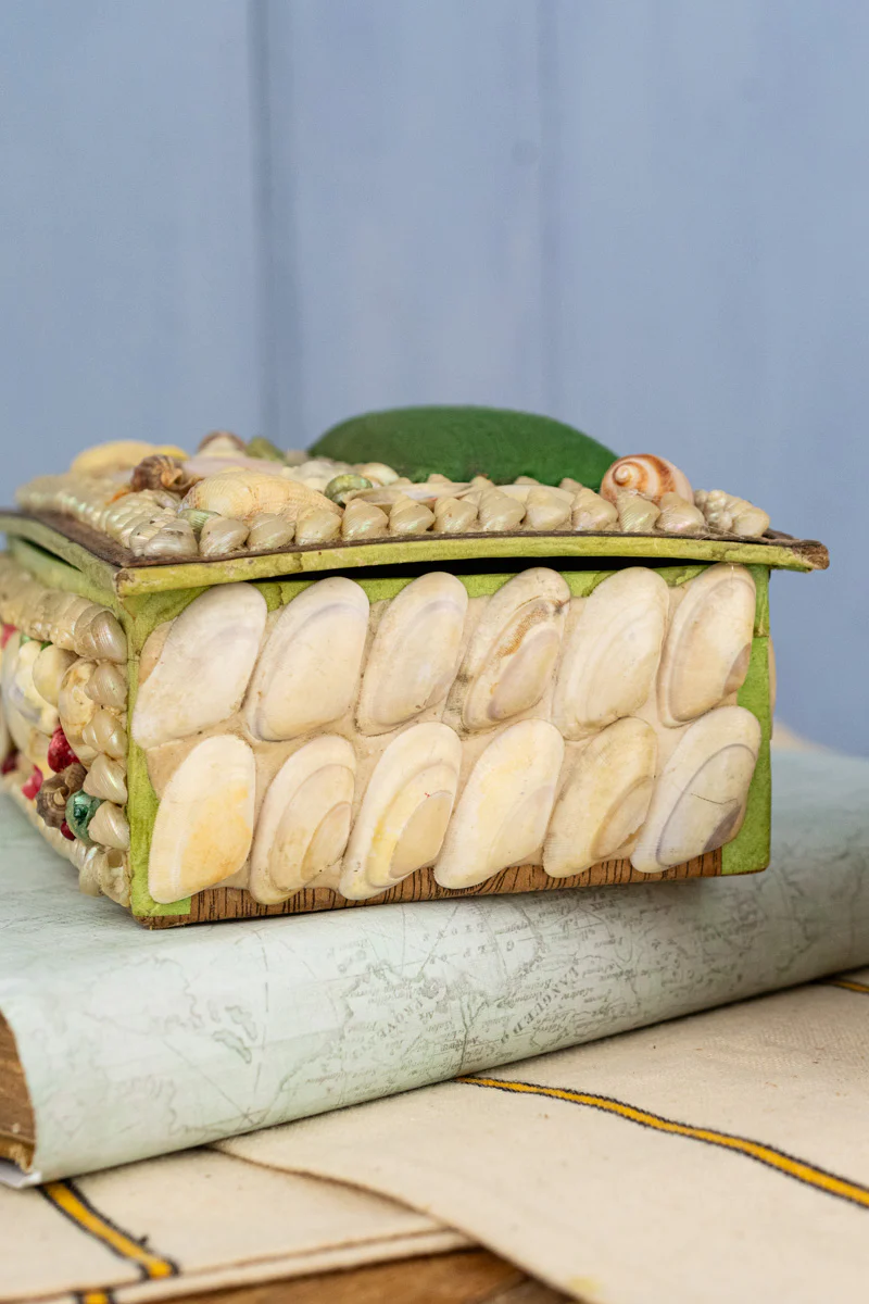 Vintage French Cherbourg Shell Box - Image 15