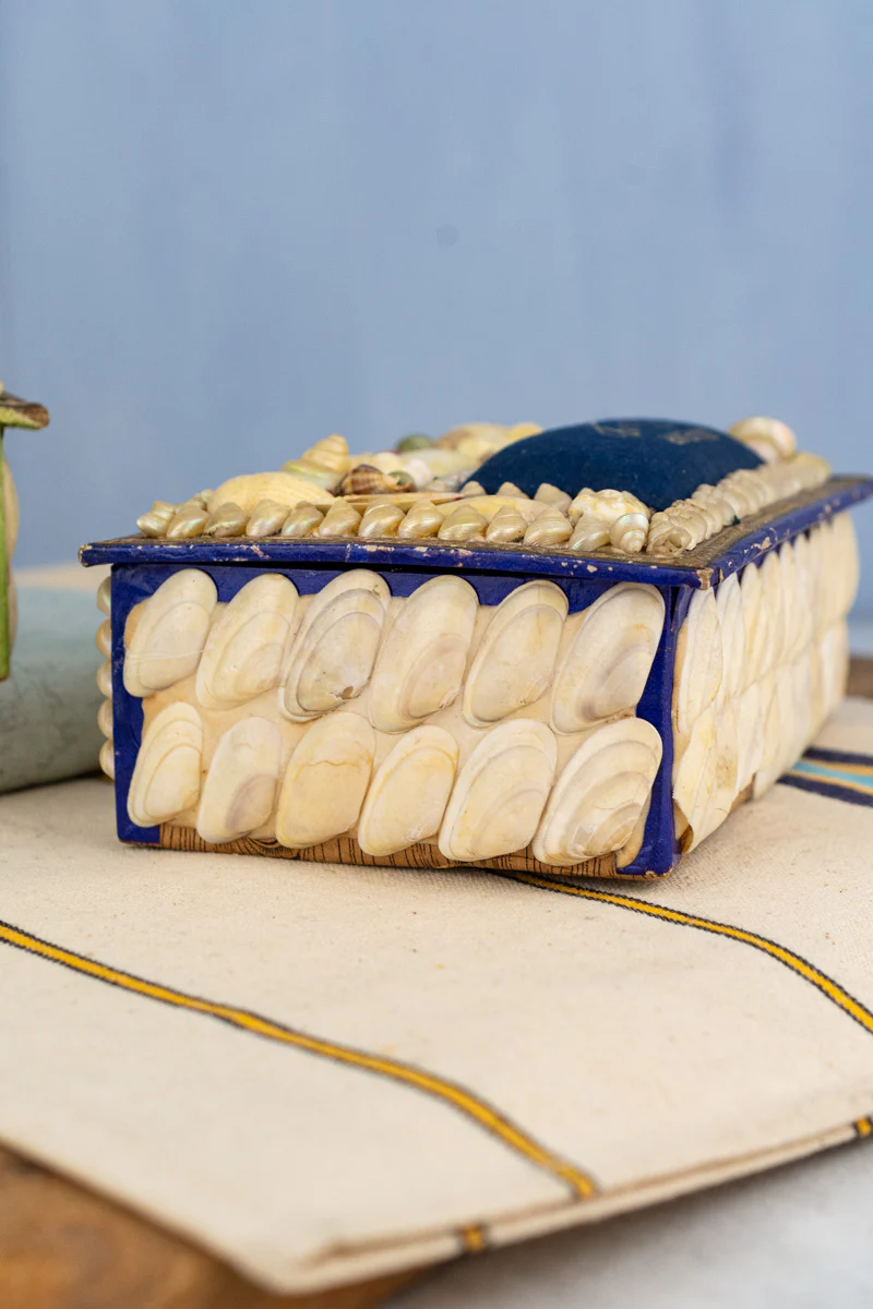 Vintage French Cherbourg Shell Box - Image 7
