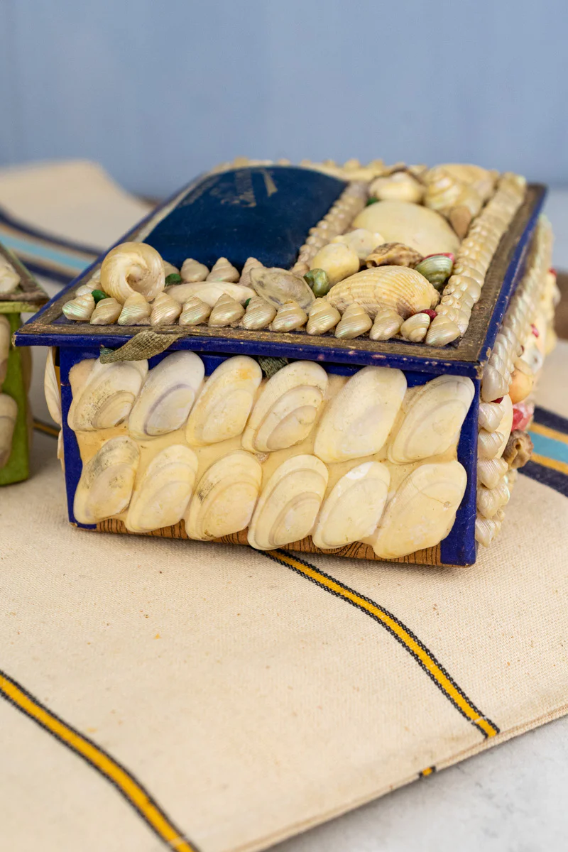Vintage French Cherbourg Shell Box - Image 8