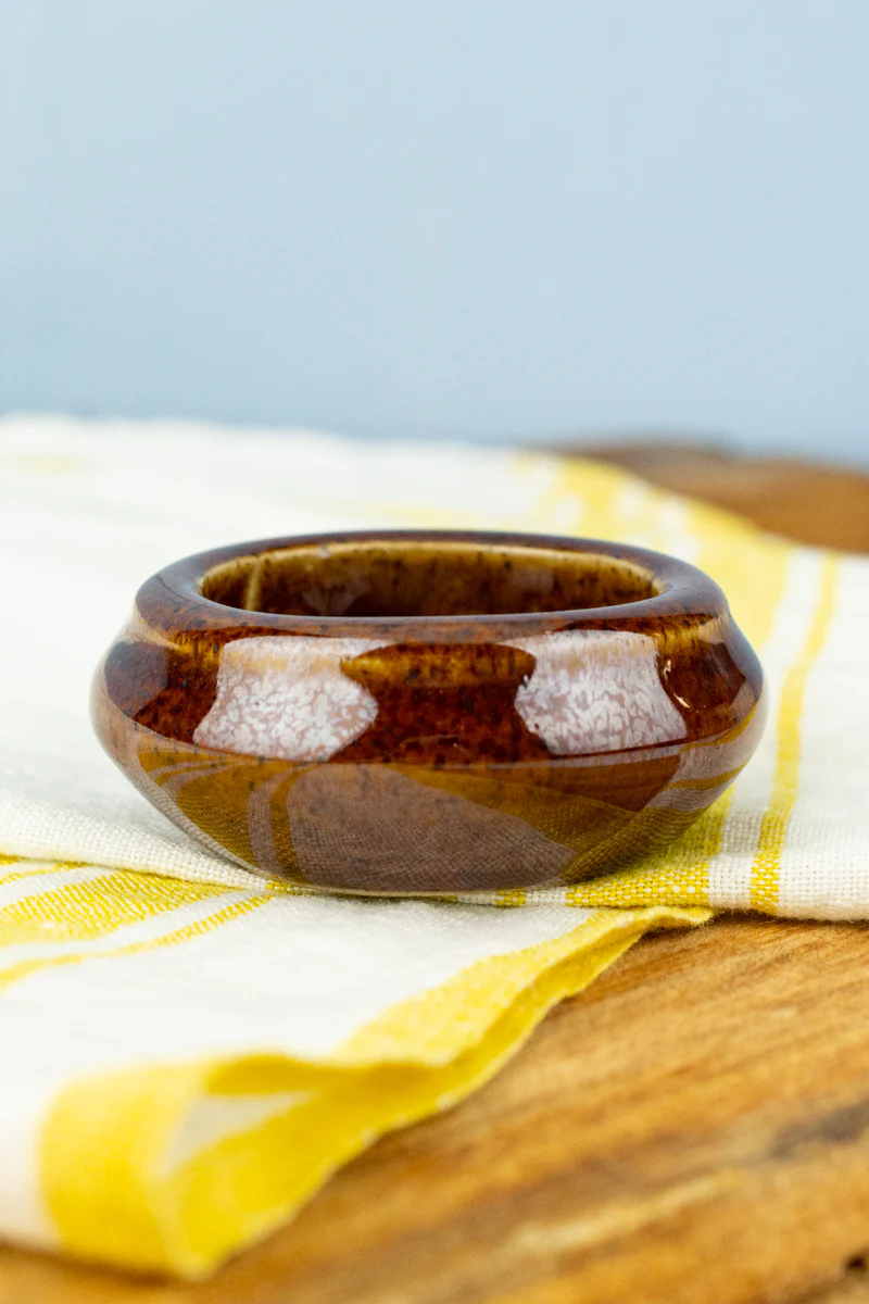 Vintage French Stoneware Petite Beurre Ramekin - Image 3