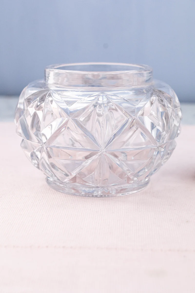 Vintage Glass and Silverplate Sugar Bowl - Image 22
