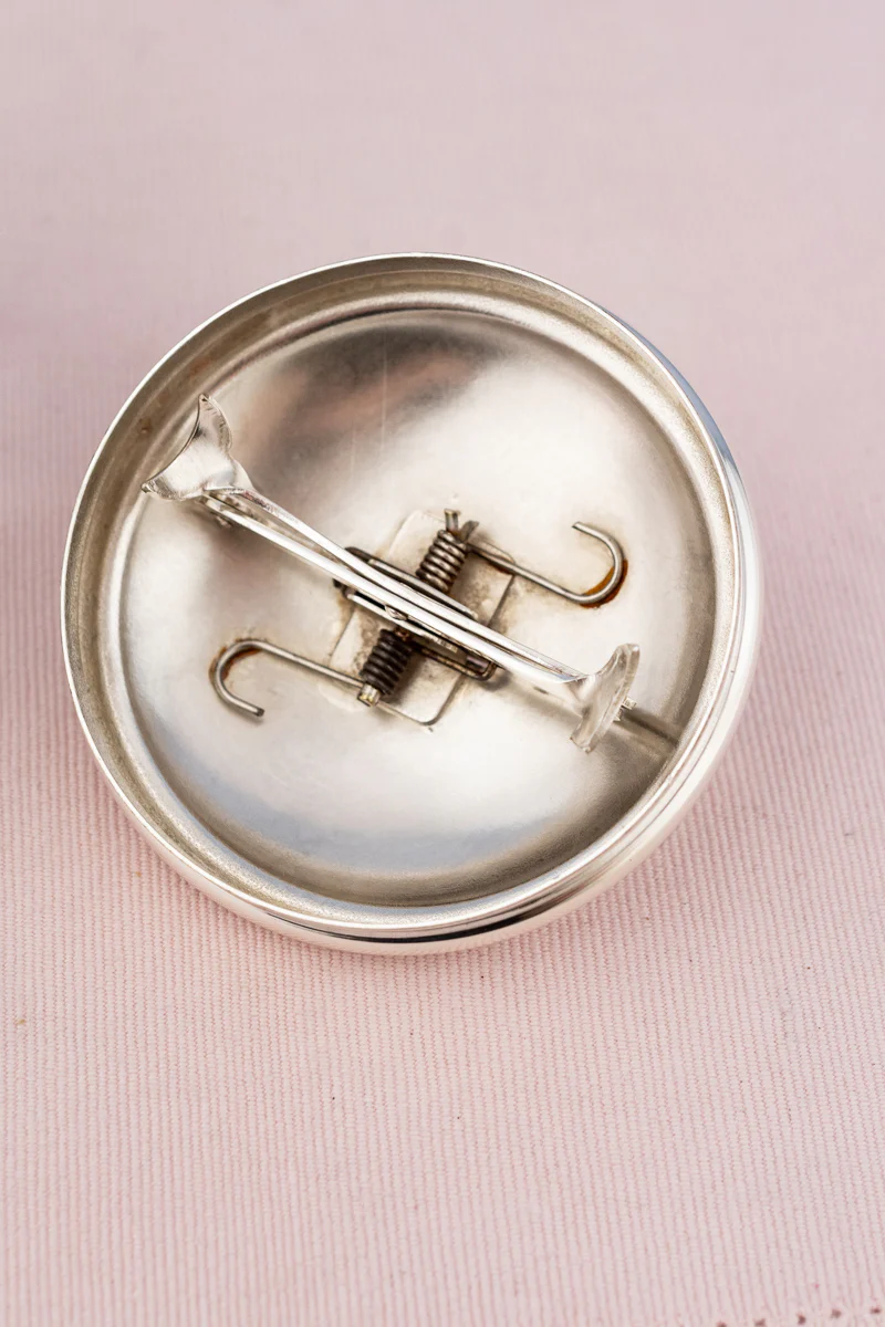 Vintage Glass and Silverplate Sugar Bowl - Image 8