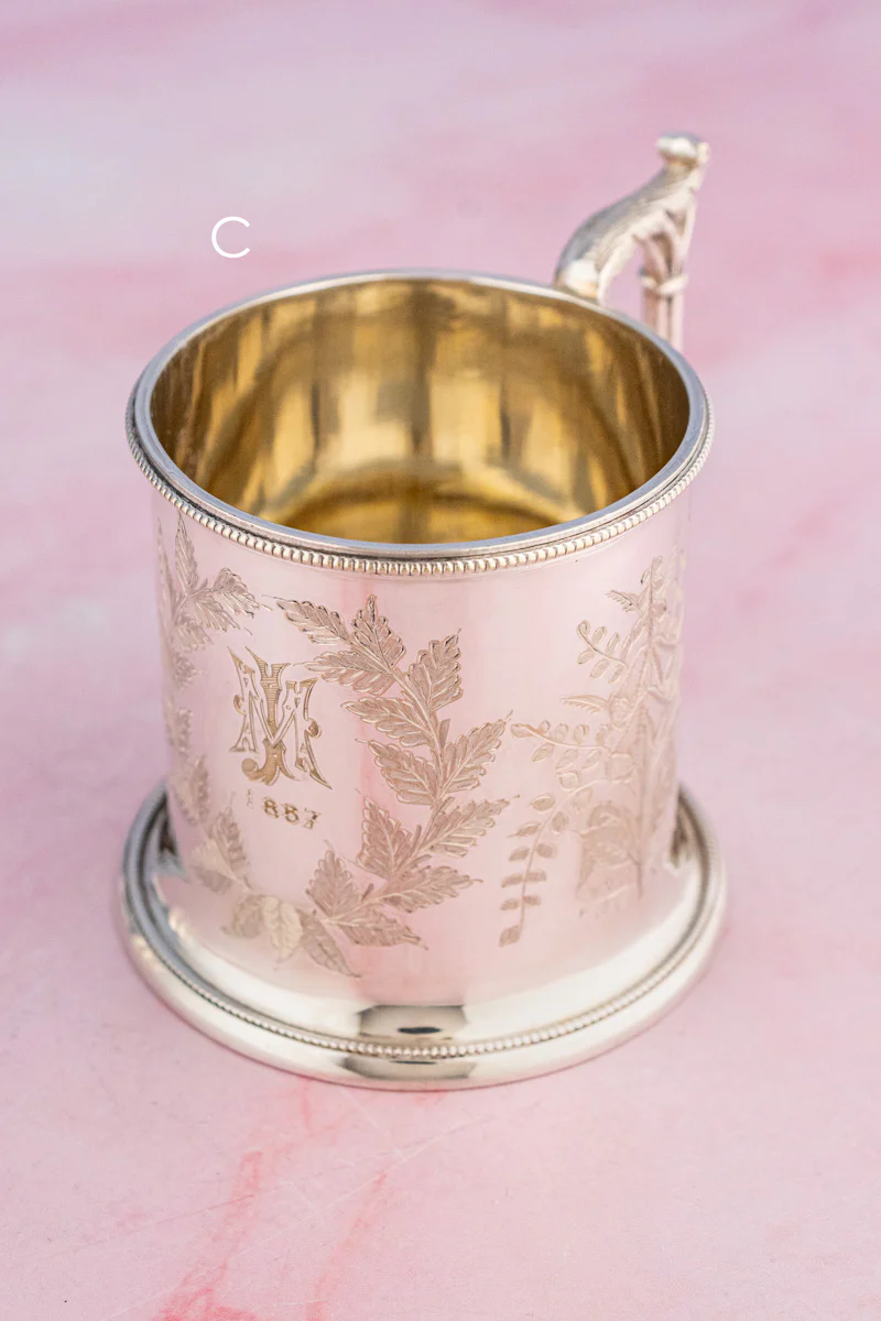 Vintage Silverplate English Mugs (Prices Vary!) - Image 15