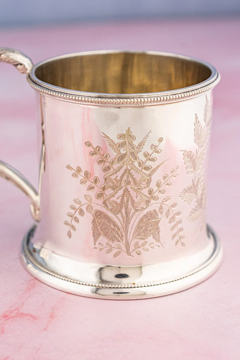 Vintage Silverplate English Mugs (Prices Vary!) - Image 19
