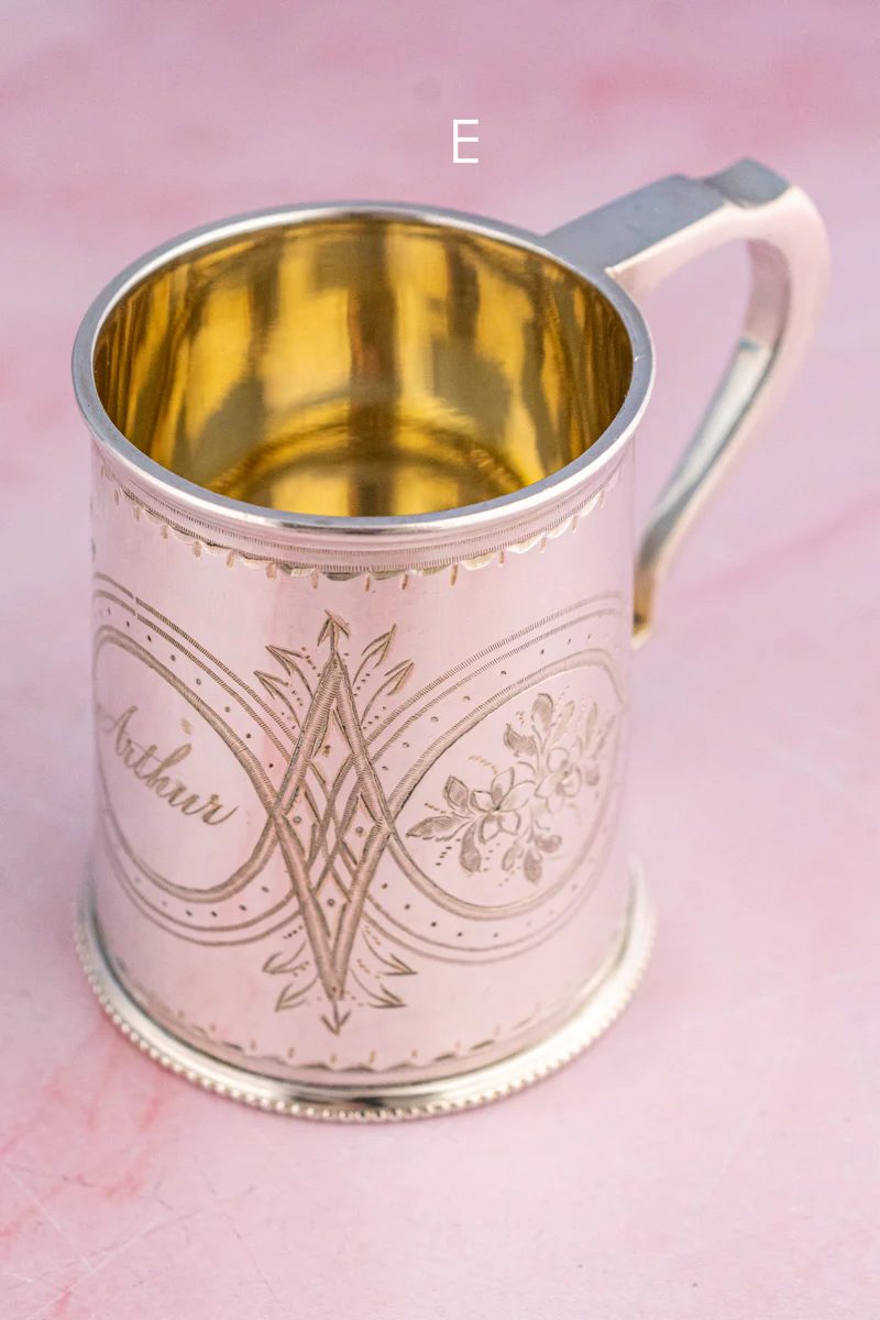 Vintage Silverplate English Mugs (Prices Vary!) - Image 22