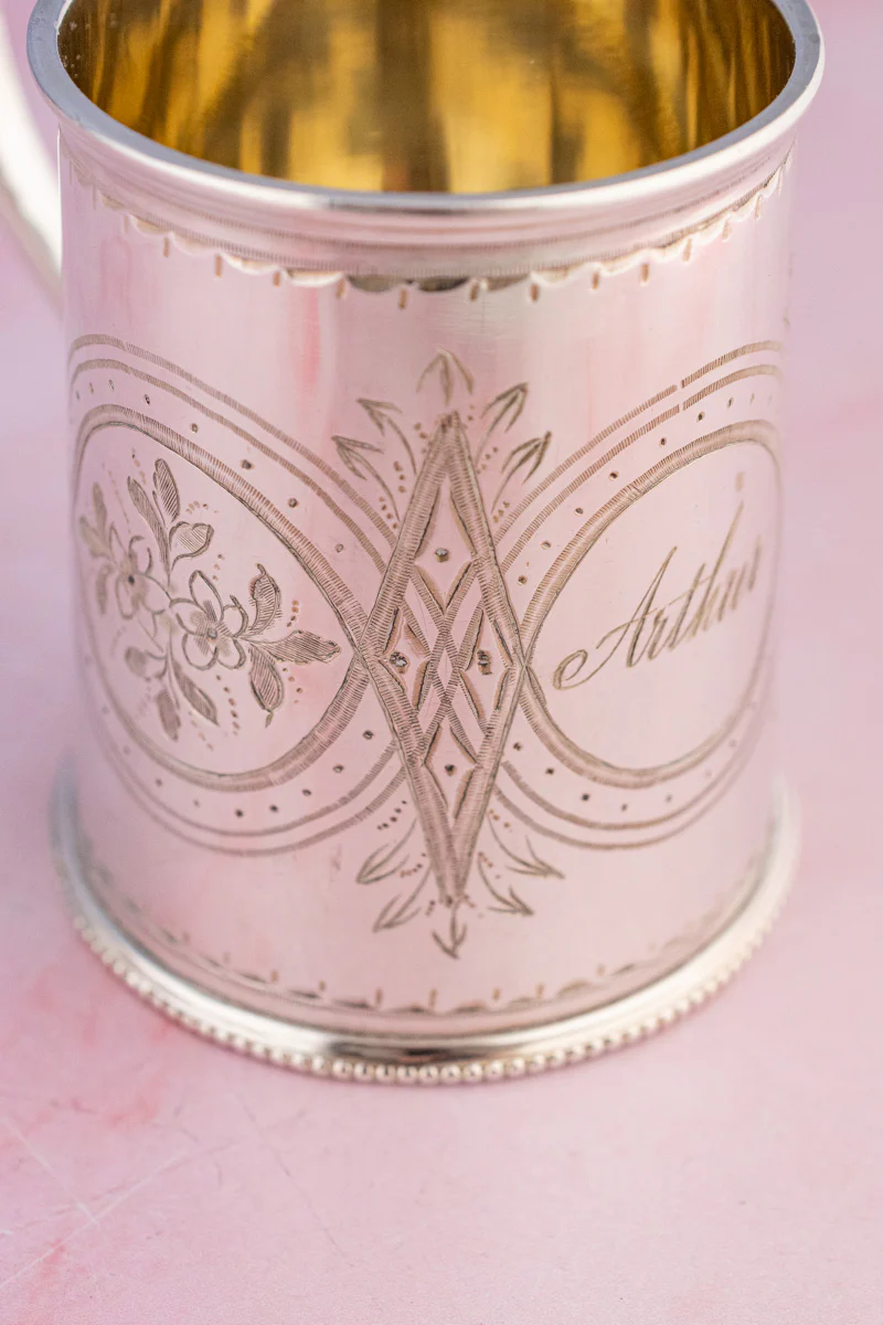 Vintage Silverplate English Mugs (Prices Vary!) - Image 24
