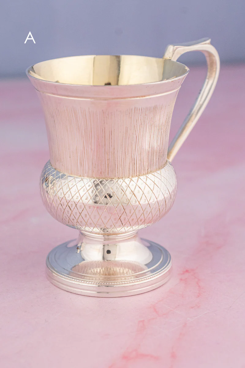 Vintage Silverplate English Mugs (Prices Vary!) - Image 3