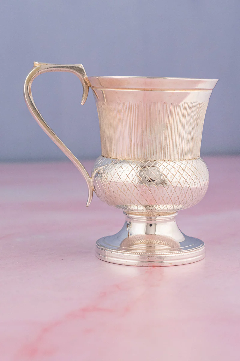 Vintage Silverplate English Mugs (Prices Vary!) - Image 6