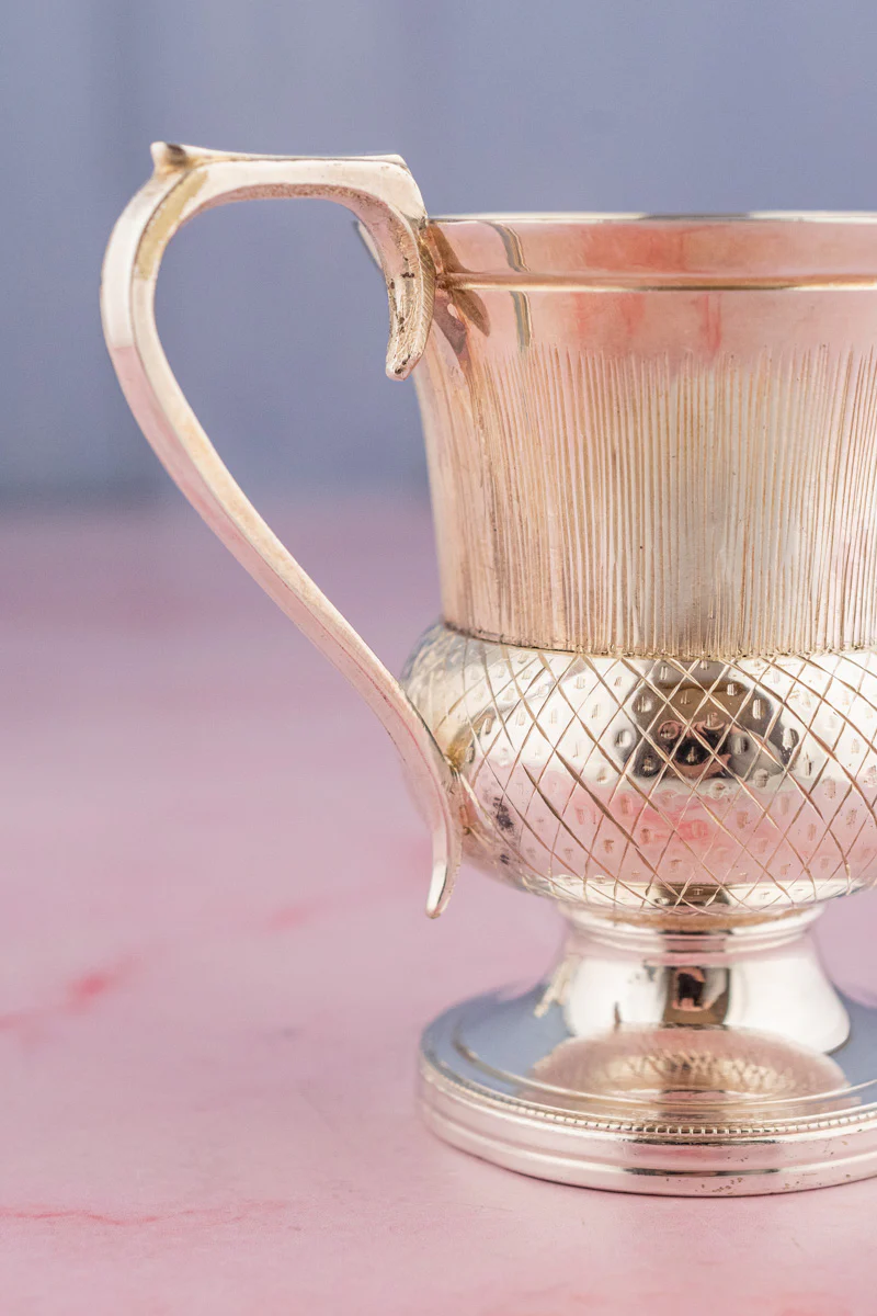 Vintage Silverplate English Mugs (Prices Vary!) - Image 7