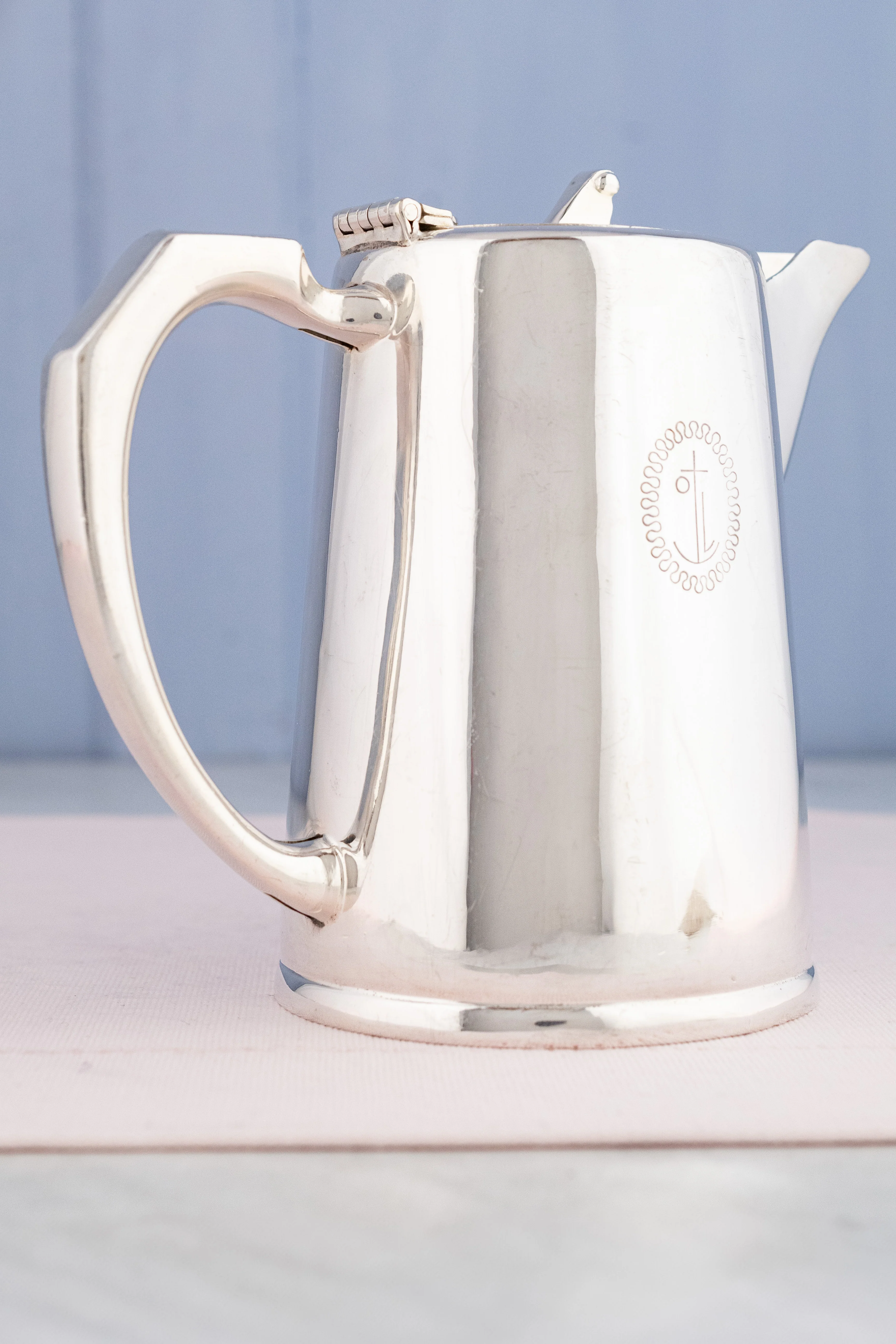 Vintage Silverplate Orient Line Coffeepot - Image 3