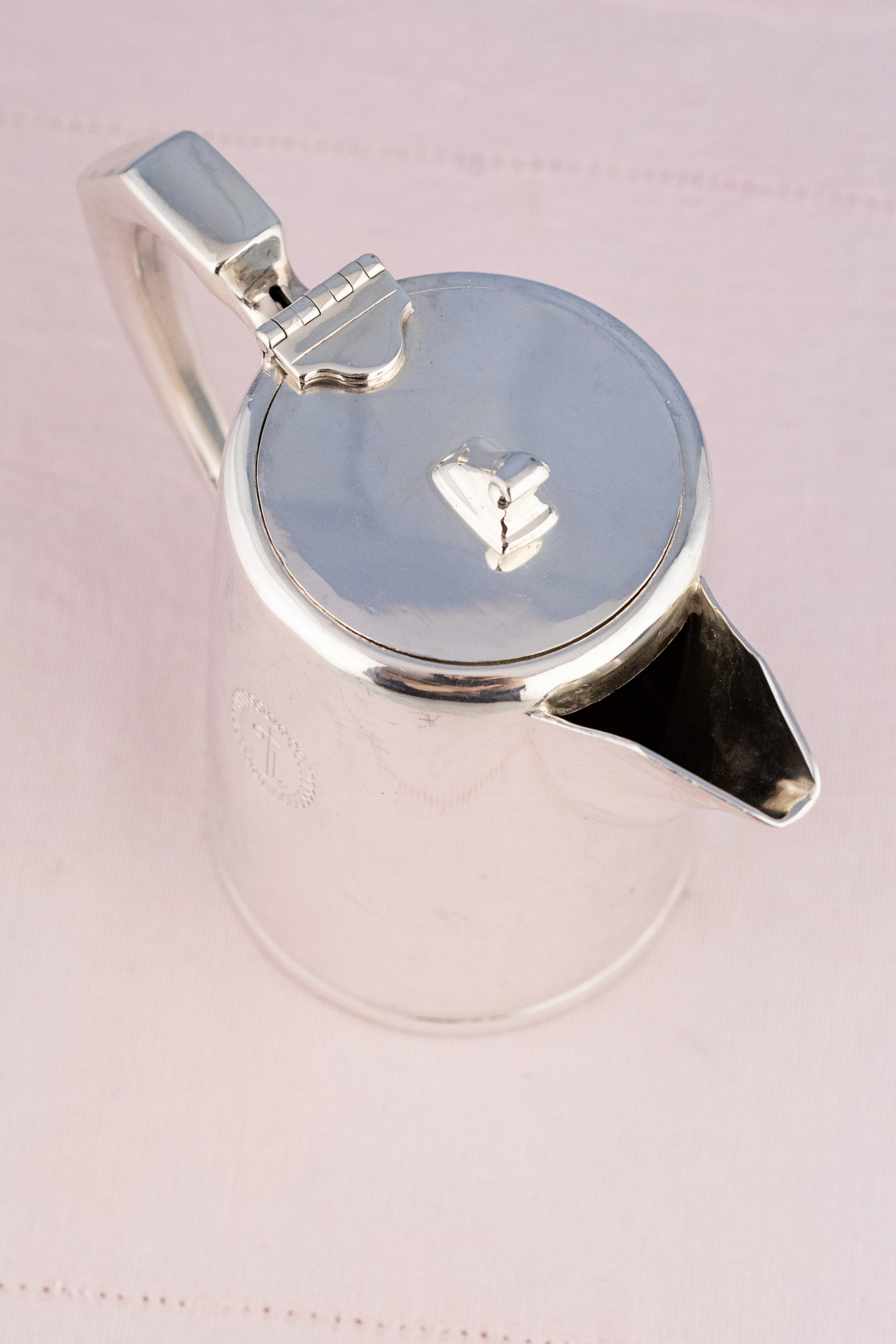 Vintage Silverplate Orient Line Coffeepot - Image 7